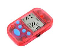 minkissy Mini Electronic Metronome Precise Beat and Rhythm Improvement for Guitar and Piano Red Plastic Compact Device Powered by 3v Button Battery for Professionals and Beginners
