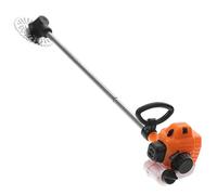 minkissy Mini Lawn Mower Model Tiny Miniature Small Mini Lawn Mower Dollhouse Lawnmower Grass Doll House Minature Kit Building Kit Orange Pvc