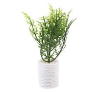 minkissy Mini Simulation Bonsai Artificial Plant Potted Tiny Maple Tree Model for Miniature Landscape Decor Lightweight Micro Garden Accessory for Home Office Table Architectural Model