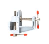 minkissy Mini Table Vise Clamp for Hobby and Jewelry Making Small Workbench Clamp with High Precision Grip Stable and Ergonomic DIY Craft Repair Tool for Model Making and Woodworking