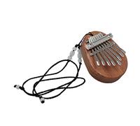 minkissy Mini Thumb Piano Necklace with Lanyard Keys Kalimba Pendant Portable Finger Piano Instrument for Beginners and Music Lovers for Christmas and Special Occasions