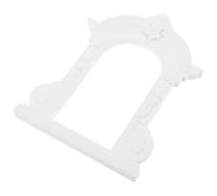 minkissy Miniature Greek Style Flower Arch Kit for Dollhouse Wedding Party Plastic Tiny Wedding Arch DIY Accessory for Fairy Doors Bonsai Terrarium Micro Landscape Decoration