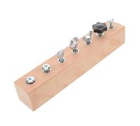 minkissy Montessori Wooden Busy Board for Hand Eye Coordination Fine Motor Skill Development Sensory Screw Turning Activity for Preschool Learning and Travel Educational