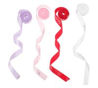 minkissy Mother’s Day Satin Ribbon 4 Rolls Assorted Printed Ribbon Pack 0.79" X 5 Yards Each for Wrapping, Party Decorations, Hair Bows, and Craft Projects