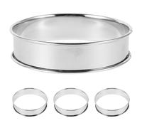 minkissy Muffin and User-Friendly Design Stainless Steel 4pcs Baking Tool with Even Heat Distribution Round Shape for Baking Muffins and Pastries, for Novice and Professional Bakers