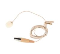 minkissy Multi-function Portable Lapel Microphone Clip-on Mic 3-pin Xlr Connector Compact Interview Microphone for Vlogging Recording and Speech