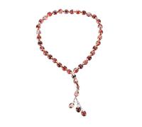 minkissy Muslim Prayer Beads Natural Agate Rosary String for Islamic Worship Random Colored Beads Unique Craftsmanship Versatile as Necklace for Weddings and Gatherings Random Color