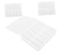 minkissy Nail Display Box 500 Fake Nail Pieces Organizer for Manicure Art Tools Storage Container