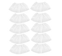 minkissy Nail Dust Collector Bag Set Nail Vacuum Cleaner Pouch Salon Supplies 10pcs Elastic Band Simple Installation