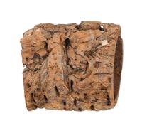 minkissy Natural Cork Bark Log Reptile Hideout for Small Reptiles in Terrarium Habitat, Breathability, Moisture Retention, and Safe Hideout, Authentic Forest-like Feel