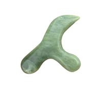 minkissy Natural Jade Foot Massager Acupuncture Point Tool for Foot Therapy and Reflexology Stimulates Circulation Relieves Nervous Tension 3.94X2.56X0.67In