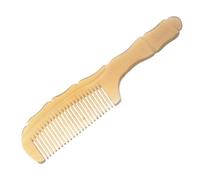 minkissy Natural Ox Horn Fine Tooth Comb for Women Ergonomic Hair Styling Scalp Massage Comb Static Travel Friendly Hair Detangler Smooth Combing Experience Year