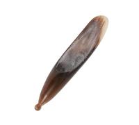 minkissy Natural Ox Horn Guasha Stick for Face and Neck Massage Skincare Tool to Boost Absorption Fatigue and Promote Skin Regeneration Compact Mini for Spa and Travel
