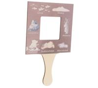 minkissy Nature Guide Wood Viewer for Large Outdoor Observation Tool with Realistic Printed Patterns Cloud Identification Pine Frame Educational Nature Exploration Kit