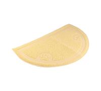 minkissy Non-slip Cat Mat Semi Circle Cat Litter Pad PVC Feeding Mat Anti-Spill Placemat Easy to Clean PET Supplies Compact Rug