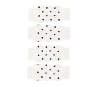 minkissy Non-slip White Polka Dot Dog Socks L Size for 9-12 Lbs, Skin-friendly Pet Leg Warmers and Paw Protectors, Cute Cartoon Patterned Dog Leggings for Indoor and Outdoor Use