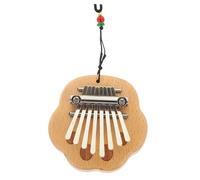 minkissy Note Miniature Thumb Piano Instrument Portable Kalimba for Beginners Compact Beech Wood Finger Piano for Outdoor School Party and Relaxation Use