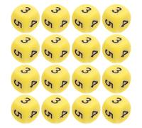 minkissy Number Dice Set 16 Pieces Acrylic Math Dice for Interactive Learning Games Classroom Home Tutoring Math Tools