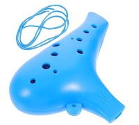 minkissy Ocarina for Beginners Portable Alto Wind Instrument Frosted Blue Lightweight Music for Adults Easy to Learn and Carry