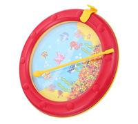 minkissy Ocean Drums Wave Bead Drum Musical for Compact Portable Plastic Percussion Instrument Educational Early Learning Boys