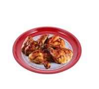 minkissy Old-Fashioned Enamel Plate Retro Enamel Plate Sturdy Not Easy to Deform for Fruits and Food in Homes and Restaurants