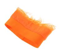 minkissy Orange Fuzzy Party Headband with Crazy Wig Design for Halloween Cosplay and Sports Events Fun Unisex Costume Accessory for Adults and Comfortable and Eye Catching Hairy Headwear