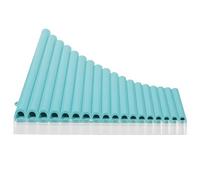 minkissy Pan Flute Beginner Pipes C Key School Teaching Instrument Educational Musical Instrument for Boys and Girls Performance Random Color