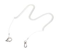 minkissy Parrot Training Leash Set with 6m Elastic Flying Rope and Size 15 Lightweight Bird Foot Ring for Outdoor Flight Training and Bird Traction Control