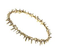 minkissy Party Crown Hair Accessories Thorn Crown Medieval Headband Wedding Tiara Girls Tiaras Gold Hair Accessories for Women