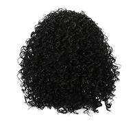 minkissy Party Wig Headband Women's Human Hair Wig Headband Curly Hair Ice Silk Fashionable for Women