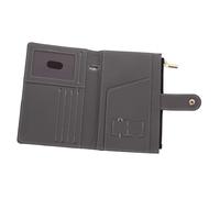 minkissy Passport Holder Portable Protector with RFID Blocking Travel Document Organizer for Men and Women Durable Black Cover for Secure Card and Passport Storage