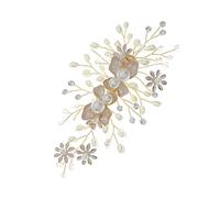 minkissy Pearl Hairpin for Women Hair Snap Clips Rose Flower Hairpin Bridal Hair Accessory