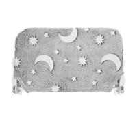 minkissy Perch Relaxing Hammock Glow Cat Foldable Window Dark the Bed with Plush Material and Glowing Stars Pattern Resting