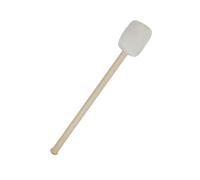 minkissy Percussion Accessory and Good Sense of Gravity Drumstick Mallet Maple Wood with Non-skid Surface White Felt Head for Bass Drum for Everyday Practice and Concerts