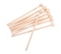 minkissy Percussion Mallets for Xylophone and Glockenspiel, Natural Wood Mallet Striker for Children'S Musical Instruments, 12Pcs Wooden Drum Sticks for Music Education Classroom Use