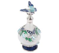 minkissy Perfume Bottles Empty Vintage 25ml Butterfly Perfume Bottles Refillable Vintage Rose Perfume Bottle Glass Spray Bottle for Women