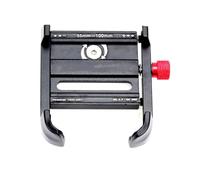 minkissy Phone Holder Rotatable Aluminum Alloy for Bikes and Motorcycle | 360 Degree Mount, Rock Steady Grip, Easy Install and Removal, Black Finish, Handlebar Use