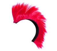 minkissy Pink Wig for Cosplay Party Heat Resistant Synthetic Hairpiece for Festivals and Performances Fashionable Helmet Wig Decoration