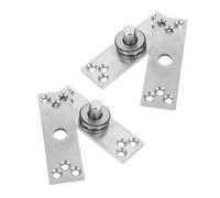 minkissy Pivot Door Hinge Concealed Design Heavy Duty Stainless Steel 2pcs with 360 Degree Rotation and Wear Resistance for Residential and Commercial Interior Doors