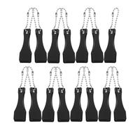 minkissy Plastic and Iron Lottery Scratcher Tool 15pcs with Keychain, Compatible with Scratch Off Tickets for Prize Events and Games