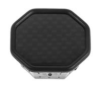 minkissy Plastic Racket Butt Cap Handle End Cover Replacement for Badminton and Tennis Rackets, Universal Compatibility with Black Plastic Material, Protection against Daily Wear for Home
