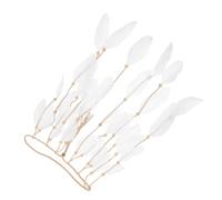 minkissy Plume Headband for Women Unique Bridal Hair Accessory Lightweight Plume Headdress for Weddings Festivals Parties Versatile Design Friends
