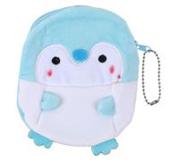 minkissy Plush Penguin Coin Purse Small Portable Change Wallet Soft PP Cotton Material Cute Compact Purse for Adults Travel Handbag Storage