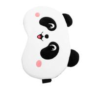 minkissy Plush Sleep Mask for Sleeping Lightweight Comfortable Eye Cover with Elastic Strap Soft Cartoon Panda Design for Stress Relief and Light Blocking Suitable for Adults for Naps and