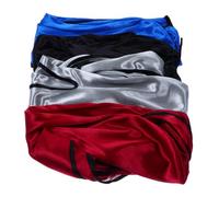minkissy Polyester Pirate Cap Silk Hair Wrap Women Men Headwear Long Tail Durag Comfortable Turban