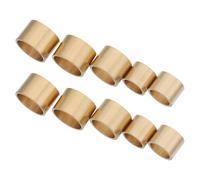 minkissy Pool Cue Tip Replacement with Refined Copper Finish 10pcs for Professional Cue Repairs and Tip Suitable at Home Or School