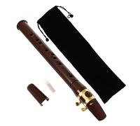 minkissy Portable Abs Mini Saxophone Bright Sound Easy Play Pocket Saxophone for Beginners Boys Musical Gift