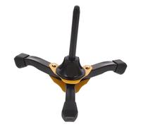 minkissy Portable Clarinet Stand Folding Tripod Holder for Wind Instruments Stylish Stable Support for Clarinet Flute Oboe Space Saving Design Eye Catching Yellow