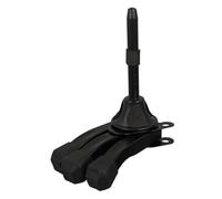 minkissy Portable Flute and Clarinet Stand Tripod Holder Foldable Music Instrument Support for Flute and Clarinet Black