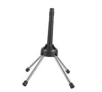 minkissy Portable Foldable Black Clarinet Holder Stand with Stable Metal and Abs Construction, Not Easy to Tip, Suitable for Oboe and Wind Instruments Display on Table Or Floor